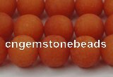 CCN2427 15.5 inches 6mm round matte candy jade beads wholesale