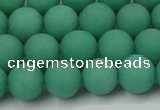 CCN2450 15.5 inches 8mm round matte candy jade beads wholesale