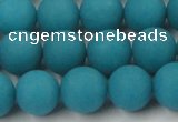 CCN2452 15.5 inches 8mm round matte candy jade beads wholesale