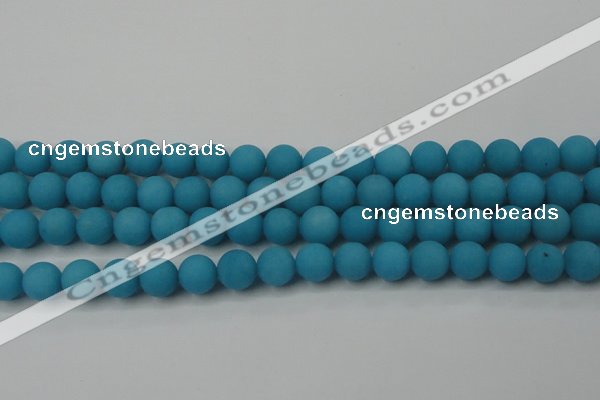 CCN2491 15.5 inches 12mm round matte candy jade beads wholesale