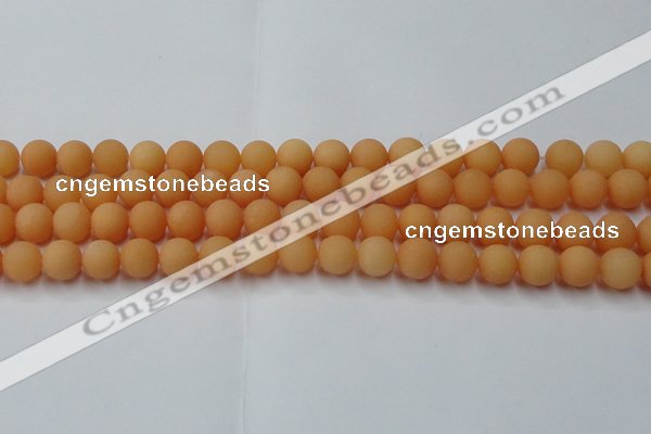 CCN2518 15.5 inches 10mm round matte candy jade beads wholesale