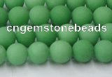 CCN2538 15.5 inches 8mm round matte candy jade beads wholesale