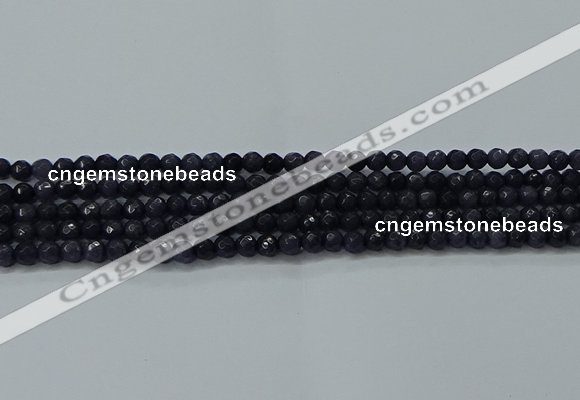 CCN2566 15 inches 6mm faceted round candy jade beads wholesale