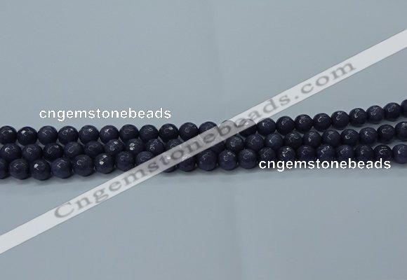 CCN2567 15 inches 8mm faceted round candy jade beads wholesale