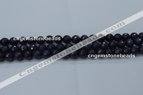 CCN2569 15 inches 12mm faceted round candy jade beads wholesale