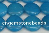 CCN2608 15.5 inches 18mm flat round candy jade beads wholesale