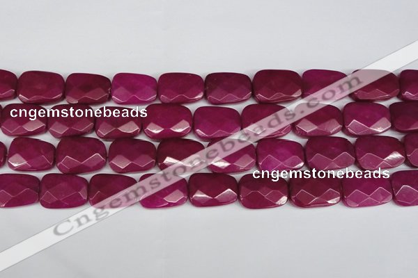 CCN2631 15.5 inches 18*25mm faceted trapezoid candy jade beads