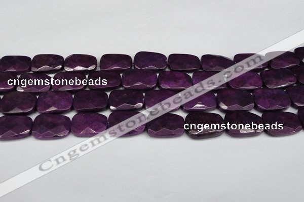 CCN2634 15.5 inches 18*25mm faceted trapezoid candy jade beads