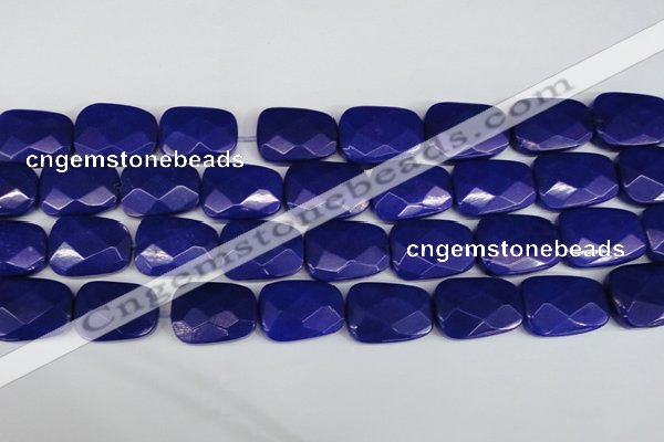 CCN2635 15.5 inches 18*25mm faceted trapezoid candy jade beads