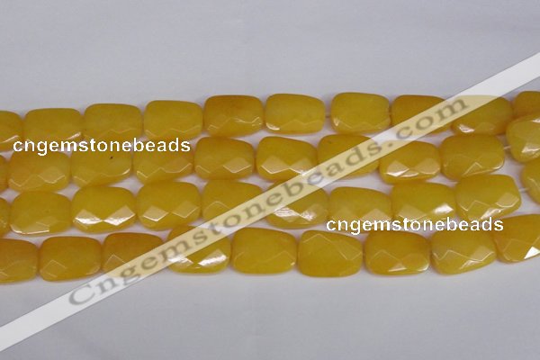 CCN2636 15.5 inches 18*25mm faceted trapezoid candy jade beads