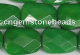 CCN2638 15.5 inches 18*25mm faceted trapezoid candy jade beads