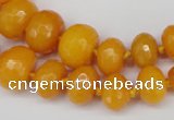 CCN2645 15.5 inches 5*8mm - 12*16mm faceted rondelle candy jade beads