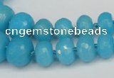 CCN2651 15.5 inches 5*8mm - 12*16mm faceted rondelle candy jade beads