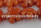 CCN2662 15.5 inches 16mm carved flower candy jade beads wholesale