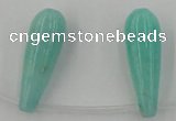 CCN2737 Top-drilled 10*30mm teardrop candy jade beads wholesale