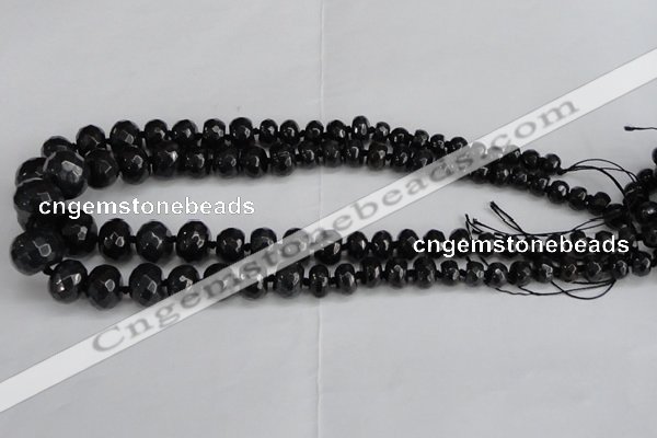 CCN2763 15.5 inches 5*8mm - 12*16mm faceted rondelle candy jade beads