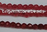 CCN2812 15.5 inches 3mm tiny faceted round candy jade beads