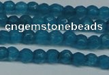 CCN2815 15.5 inches 3mm tiny faceted round candy jade beads