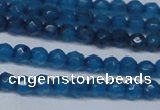 CCN2816 15.5 inches 3mm tiny faceted round candy jade beads