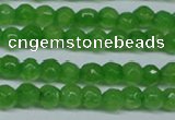 CCN2818 15.5 inches 3mm tiny faceted round candy jade beads