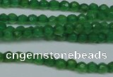 CCN2819 15.5 inches 3mm tiny faceted round candy jade beads