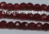 CCN2821 15.5 inches 4mm tiny faceted round candy jade beads