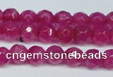 CCN2830 15.5 inches 5mm faceted round candy jade beads