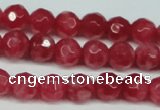 CCN2831 15.5 inches 5mm faceted round candy jade beads