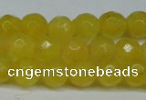 CCN2833 15.5 inches 5mm faceted round candy jade beads