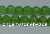 CCN2834 15.5 inches 5mm faceted round candy jade beads