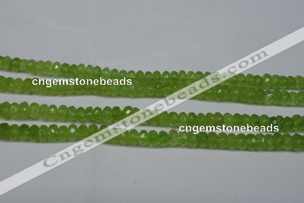 CCN2853 15.5 inches 2*4mm faceted rondelle candy jade beads