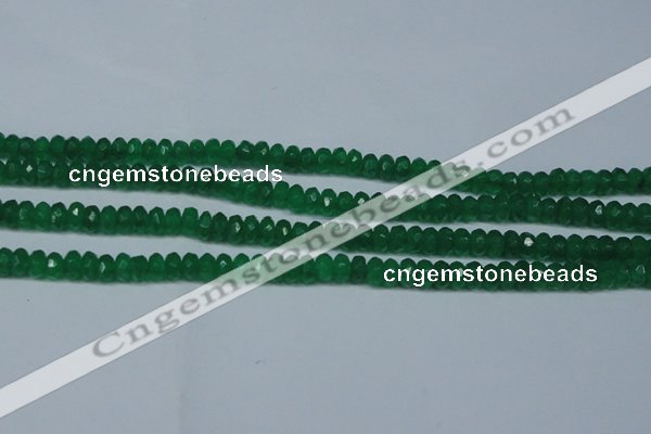 CCN2854 15.5 inches 2*4mm faceted rondelle candy jade beads