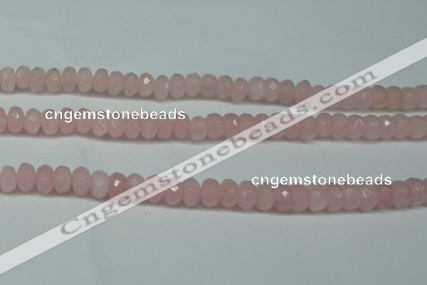 CCN2860 15.5 inches 4*6mm faceted rondelle candy jade beads
