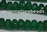 CCN2864 15.5 inches 4*6mm faceted rondelle candy jade beads