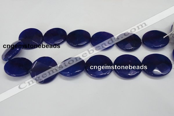 CCN287 15.5 inches 30mm faceted coin candy jade beads wholesale
