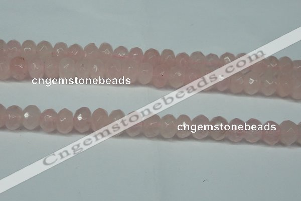 CCN2870 15.5 inches 5*8mm faceted rondelle candy jade beads