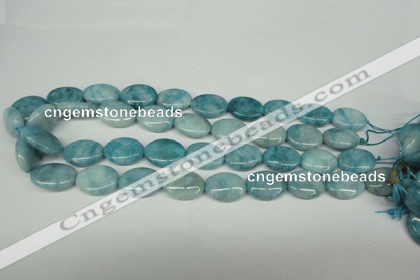 CCN2951 15.5 inches 15*20mm oval candy jade beads wholesale