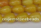 CCN3760 15.5 inches 10*14mm teardrop candy jade beads wholesale