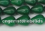 CCN3770 15.5 inches 10*14mm teardrop candy jade beads wholesale