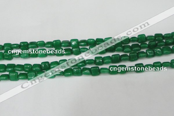 CCN3793 15.5 inches 8*8mm square candy jade beads wholesale