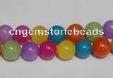 CCN38 15.5 inches 8mm round candy jade beads wholesale