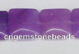 CCN3805 15.5 inches 20*20mm square candy jade beads wholesale