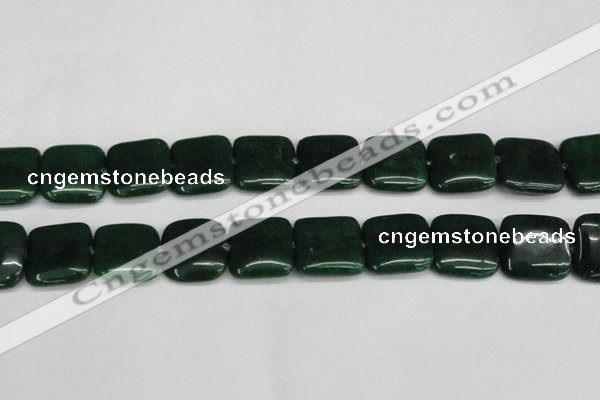 CCN3809 15.5 inches 20*20mm square candy jade beads wholesale