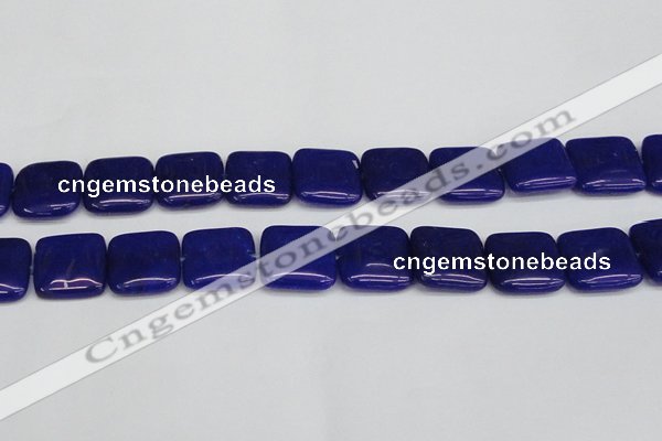 CCN3811 15.5 inches 20*20mm square candy jade beads wholesale