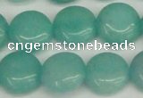 CCN3822 15.5 inches 14mm flat round candy jade beads wholesale