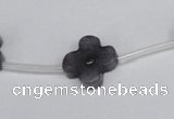 CCN3947 15.5 inches 15mm carved flower candy jade beads wholesale