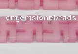 CCN3955 15.5 inches 20*20mm svastika candy jade beads wholesale