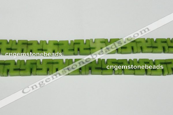 CCN3964 15.5 inches 20*20mm svastika candy jade beads wholesale