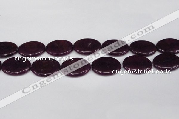 CCN3992 15.5 inches 30*40mm oval candy jade beads wholesale