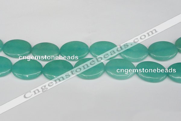 CCN3993 15.5 inches 30*40mm oval candy jade beads wholesale